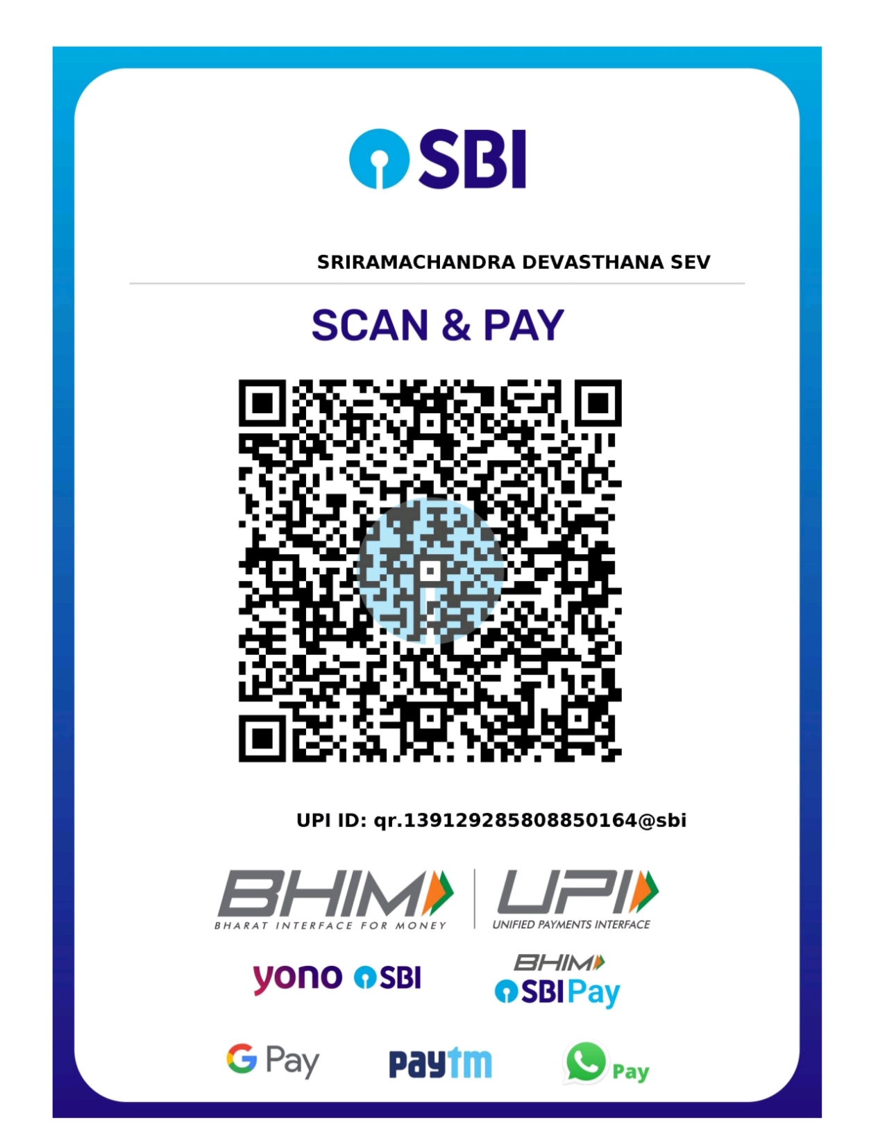 Scan to Donate